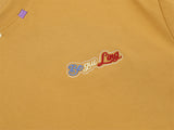 Color Block Embroidered Trendy Crewneck T-Shirt