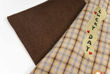 Loose Fun Cartoon Bear Plaid Shirt