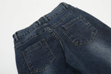 Multi Pocket Wide Leg Denim