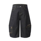 Leopard Print Wide Leg Jorts