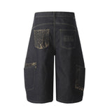 Leopard Print Wide Leg Jorts