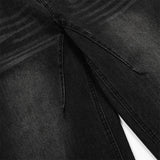 Retro Denim Scimitar Wide Leg Jeans