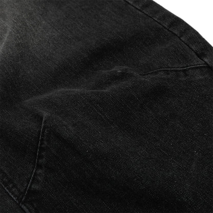 Retro Denim Scimitar Wide Leg Jeans
