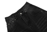 Retro Denim Scimitar Wide Leg Jeans