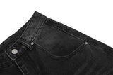 Retro Denim Scimitar Wide Leg Jeans