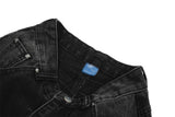 Retro Denim Scimitar Wide Leg Jeans