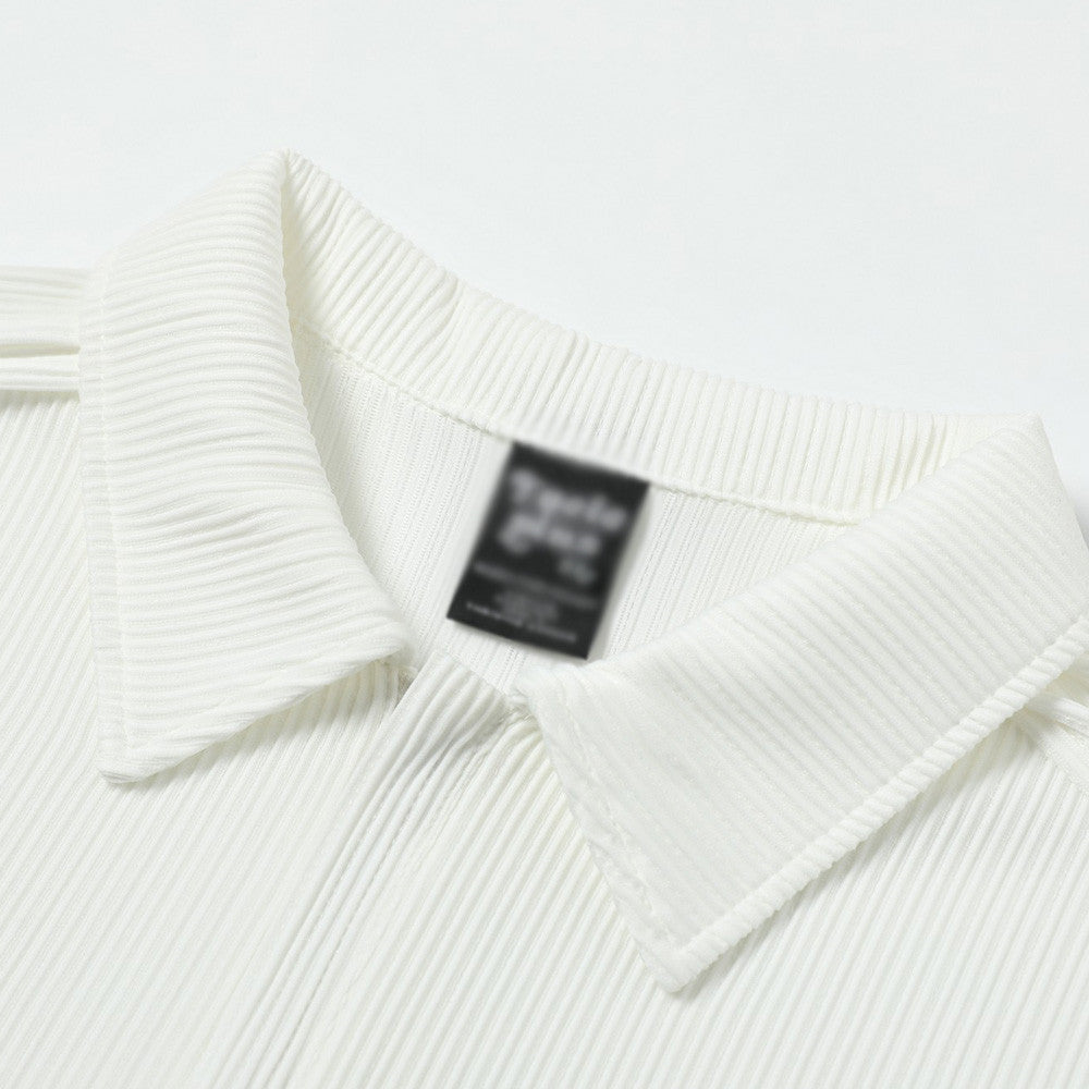Solid Color European Polo T-Shirt