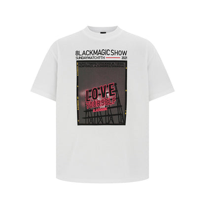 Premium Cotton Printed Round Neck T-Shirt