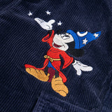 Colorblock Corduroy Strap Pants
