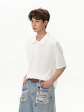 Solid Color European Polo T-Shirt