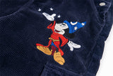 Colorblock Corduroy Strap Pants