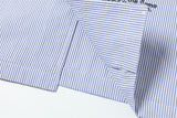 Abstract Figure Print Vertical Stripe Shirt