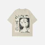 Oversized Retro Anime T-shirt