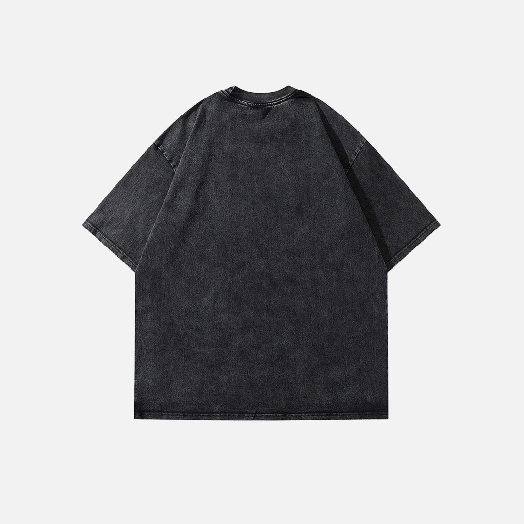 Oversized Vintage Bear Washed T-shirt