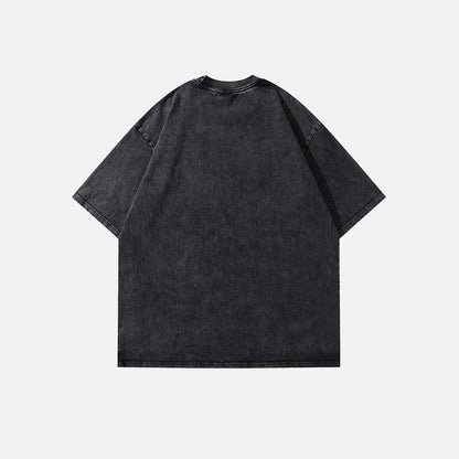 Oversized Vintage Bear Washed T-shirt