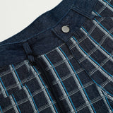 Y2K Retro Warm Stylish Plaid Wide-Leg Cargo Pants