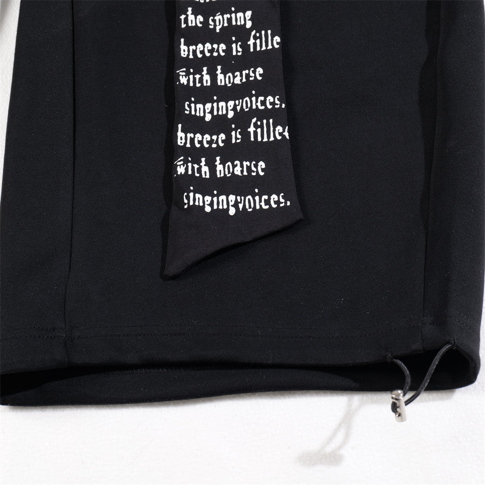 Gothing Street Character Print Wide Leg Sweatpants