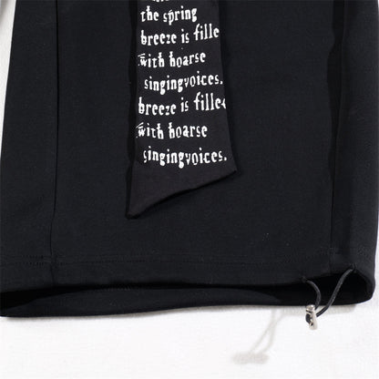 Gothing Street Character Print Wide Leg Sweatpants