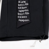 Gothing Street Character Print Wide Leg Sweatpants