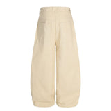 Cool Cartoon Embroidered Wide Leg Casual Pants