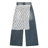 Y2K Cool Stylish Denim Straight Leg Jeans