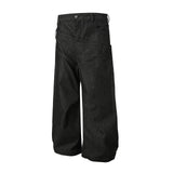 Men Breathable Tailored High Street Denim Jeans