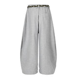 Y2K American Vibe Wide Leg Drawstring Sweatpants