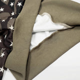 Vintage Streetwear Star Camo Hooded Sweatshirt