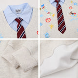 Stylish Vintage Detachable Collar Casual Sweater