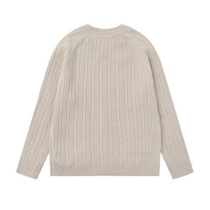 Y2K Trendy Cozy Zip-Up Long Sleeve Sweater