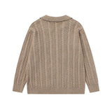 Men Cozy Oversized Letter Print Casual Sweater