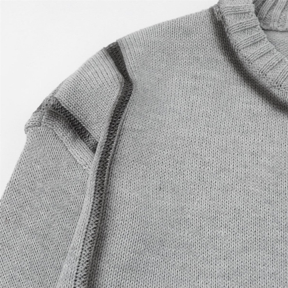 Men Flattering Trendy Oversized Knit Cardigan