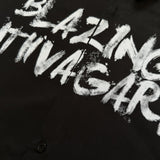 Breathable Graffiti Print Loose Fit Button-Up Casual Shirt
