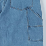 Distressed Streetwear Denim Wide-leg Cargo Jeans