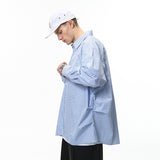 Retro Streetwear Cotton Casual Plaid Fall Shirt