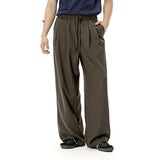 Retro Trendy Linen Straight Leg Sweatpants