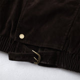 Stylish Cleanfit Irregular Zip-Up Jacket