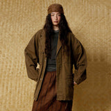 Men Fashionable Distressed Punk Style Jacket