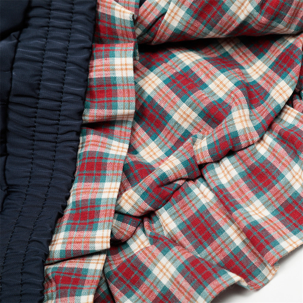 Winter Streetwear Stylish Plaid Collar Jacket