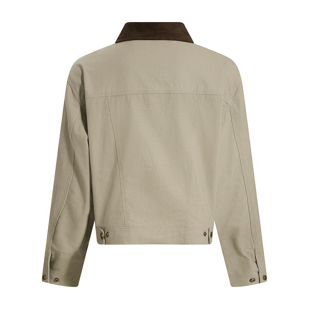 Autumn Mountain Outdoor Canvas Workwear Jacket