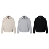 Men Lightweight Stylish Knit Long Sleeve Casual Sweater