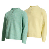 Retro Trendy Stylish Button-Up Casual Sweater