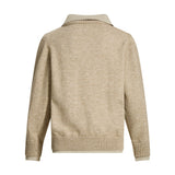 Breathable Oversized Collared Long Sleeve Sweater