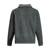 Breathable Oversized Collared Long Sleeve Sweater