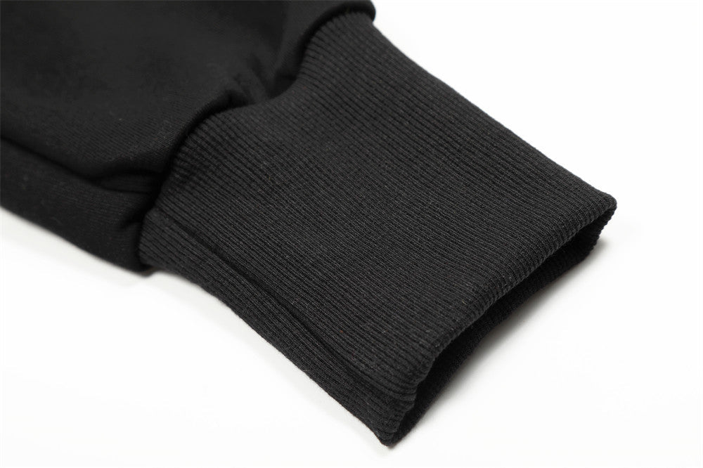 Stylish Oversized Zip-Up Furr Hooded Sweatshirt