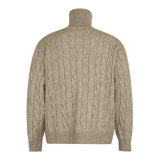 Men Casual Cozy Knit High Neck Sweater