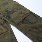 Fashionable Camo Loose Fit Straight Pants
