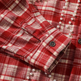 Breathable Retro Stylish Plaid Long Sleeve Shirt