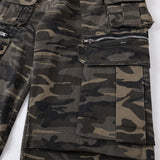 Y2K Streetwear Camo Utility Straight Cargo Jeans
