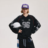 American Style Sport V-Neck Long Sleeve T-Shirt